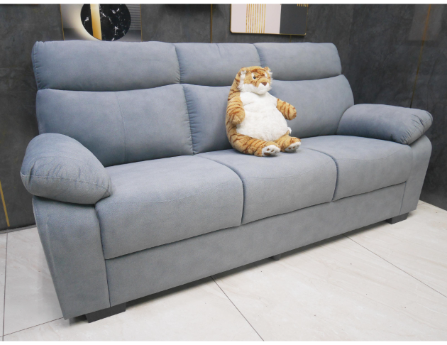 台北二手傢俱-限量出清 沙發 貓抓布 灰色 三人沙發 休閒 客廳沙發
