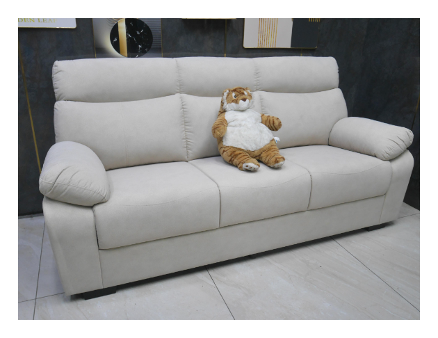 限量出清 沙發 貓抓布 米色 三人沙發 客廳 布沙發 