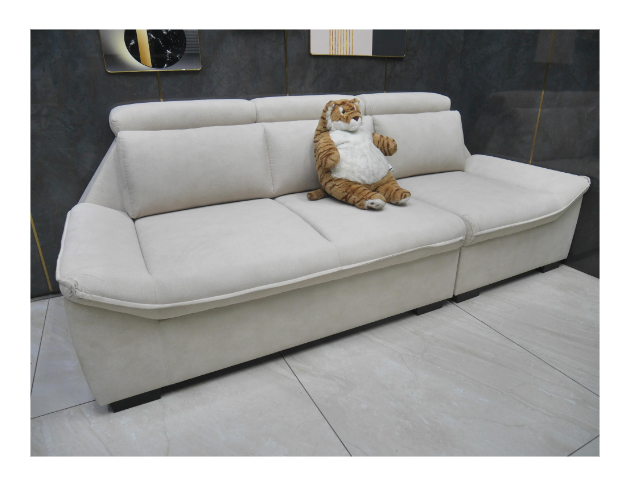 限量出清 沙發 貓抓布 米色 三人沙發 客廳 布沙發