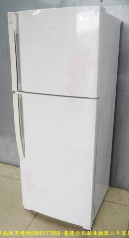 二手LG花樣白380公升雙門冰箱 中古冰箱 廚房電器 家用電器 租屋冰箱有保固 3