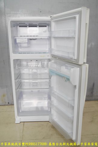 二手LG花樣白380公升雙門冰箱 中古冰箱 廚房電器 家用電器 租屋冰箱有保固 4