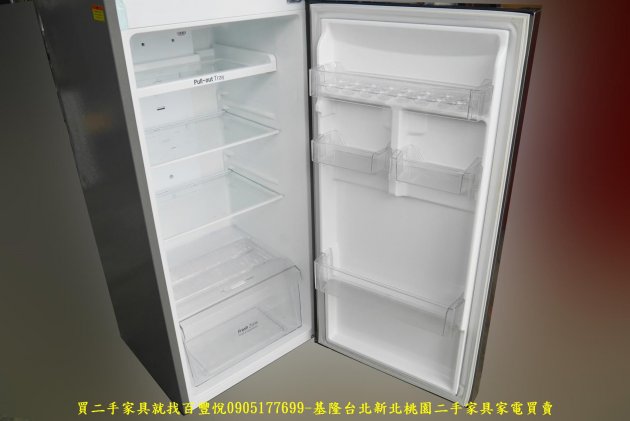 二手LG253公升變頻雙門冰箱 一級省電 套房冰箱 中古家電 廚房電器 家用電器有保固 4