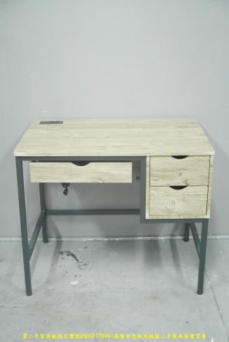 限量新品灰橡色90公分書桌 電腦桌 寫字桌 工作桌 辦公桌 1