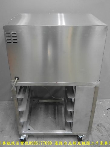 二手 營業用 白鐵 一層半 電烤箱 220V 有燈 營業用烤箱 烤爐 中古電器 5