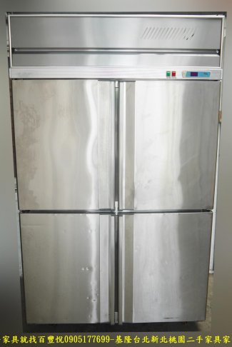 二手 營業用 白鐵四門冰箱 全冷凍 220V 中古冰箱 營業用冰箱 1
