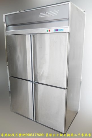 二手 營業用 白鐵四門冰箱 全冷凍 220V 中古冰箱 營業用冰箱 2