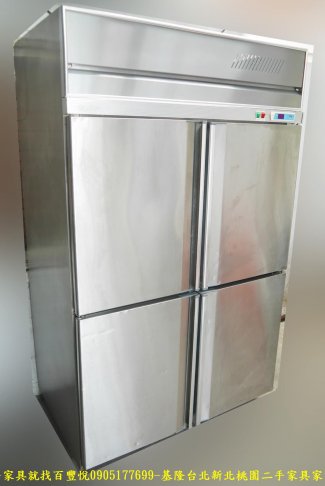 二手 營業用 白鐵四門冰箱 全冷凍 220V 中古冰箱 營業用冰箱 3