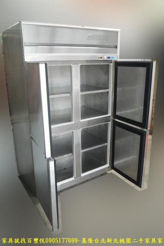 二手 營業用 白鐵四門冰箱 全冷凍 220V 中古冰箱 營業用冰箱 5