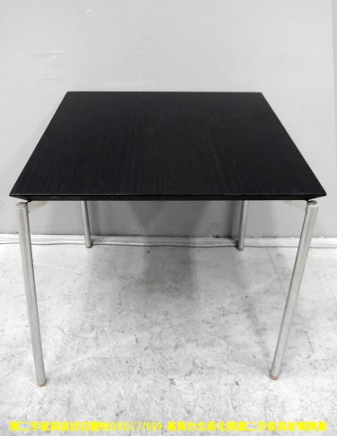 二手茶几 黑色 50公分 方形 客廳桌 邊桌 置物桌 矮桌 沙發側桌 1