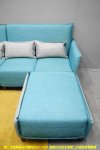 二手沙發 藍灰色 258公分 L型沙發 客廳沙發 會客沙發