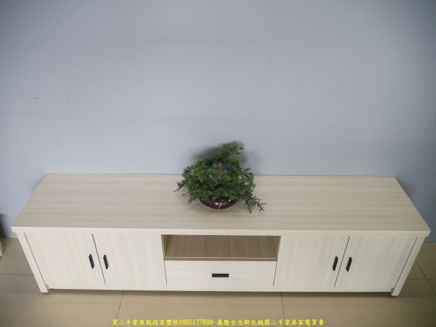 限量新品雪松色木心板6尺四門電視櫃 客廳櫃 矮櫃 視聽櫃 櫥櫃 置物櫃 邊櫃 2