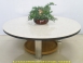 限量新品天然原石100公分圓形大茶几 客廳桌 沙發桌 休閒桌 咖啡桌 矮桌
