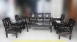 稀有黑檀木全實木鑲貝十件組客廳組椅 木製沙發 泡茶桌椅