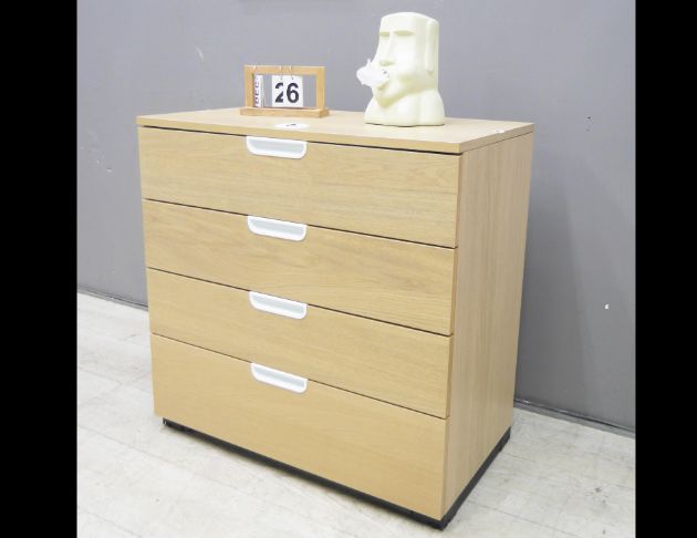 二手 斗櫃 白橡色 80公分 抽屜櫃 置物櫃 儲物櫃 