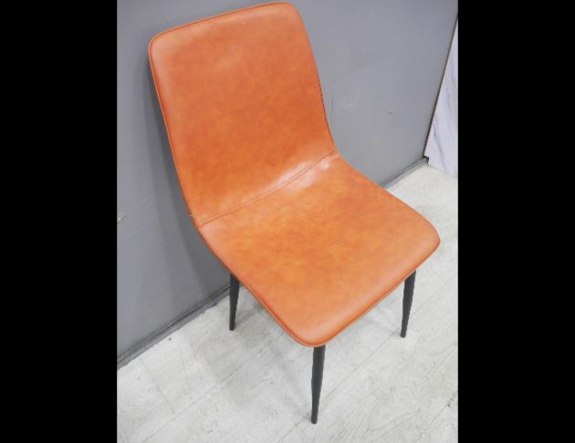 二手 咖啡椅 橘色 45公分 餐椅 休閒椅 會客椅