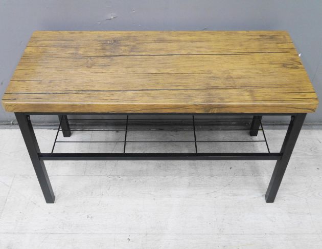 二手 矮凳 工業風 80公分 餐椅 休閒椅 穿鞋椅 