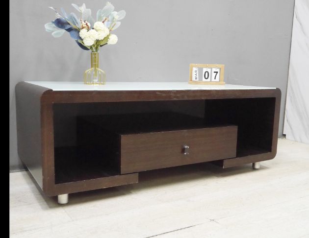 二手 茶几 胡桃色 125公分 沙發桌 客廳桌 矮桌