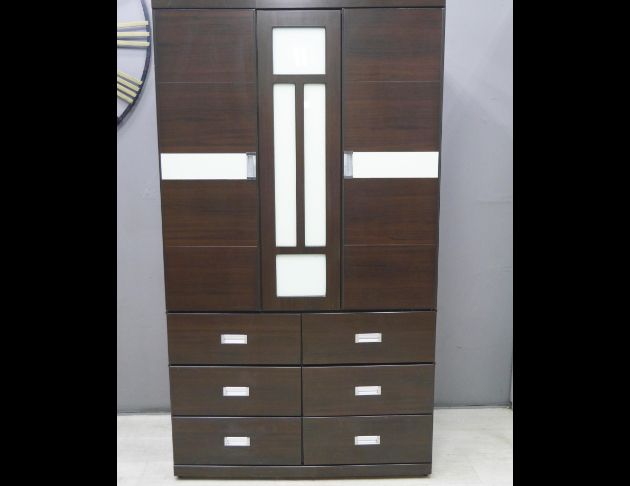 二手 衣櫥 胡桃色 4*7 衣櫃 收納櫃 儲物櫃 櫥櫃