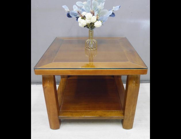 二手 邊桌 樟木色 72公分 沙發桌 客廳桌 矮桌
