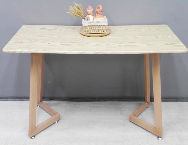 二手 餐桌 木紋色 120公分 咖啡桌 會客桌 工作桌