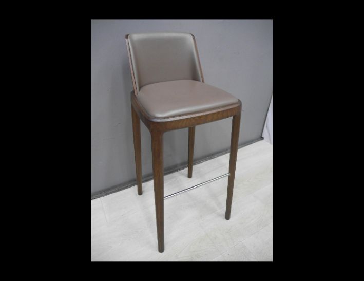 二手 吧台椅 精品實木皮墊 高腳椅 吧檯椅 咖啡椅