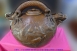 二手工夫茶壺 手工浮雕盤龍龍紋壺 擺飾藝品收藏展示品