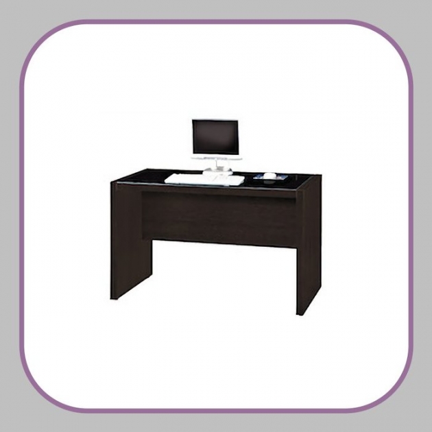 新品出清胡桃色120公分強化玻璃書桌 電腦桌 工作桌 閱讀桌 寫字桌 置物桌 1
