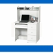 新品出清白色3尺木心板三抽書桌 電腦桌 置物收納