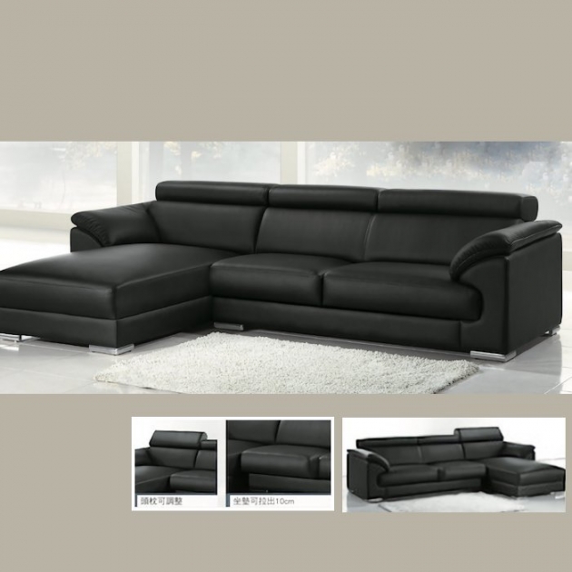 新品出清半牛皮黑色L型沙發 會客沙發 接待沙發 辦公室沙發 客廳沙發 等候沙發 1