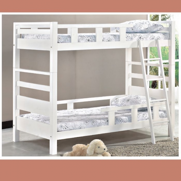 新品出清白色3.5尺兒童上下舖 雙層床 單人床架 1