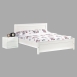 新品出清純白色5尺實木組合式床架 單人床架床組床台