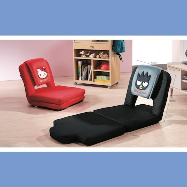 新品出清三麗鷗兩色平折和室椅 單人椅 房間椅 等候椅 接待椅 卡通椅 兒童椅