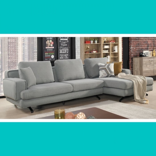 新品出清300公分灰色布質L型沙發 接待沙發 會客沙發 辦公室沙發 客廳沙發 等候沙發