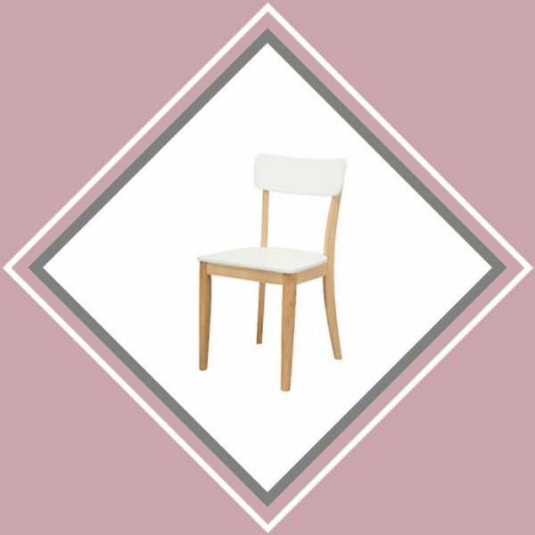新品出清北歐風白色有背餐椅 吃飯接待會客椅 休閒泡茶椅