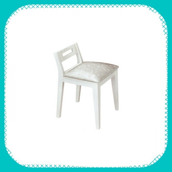 新品出清38公分純白色鏡台椅 梳妝椅 化妝椅 書桌椅 單人椅