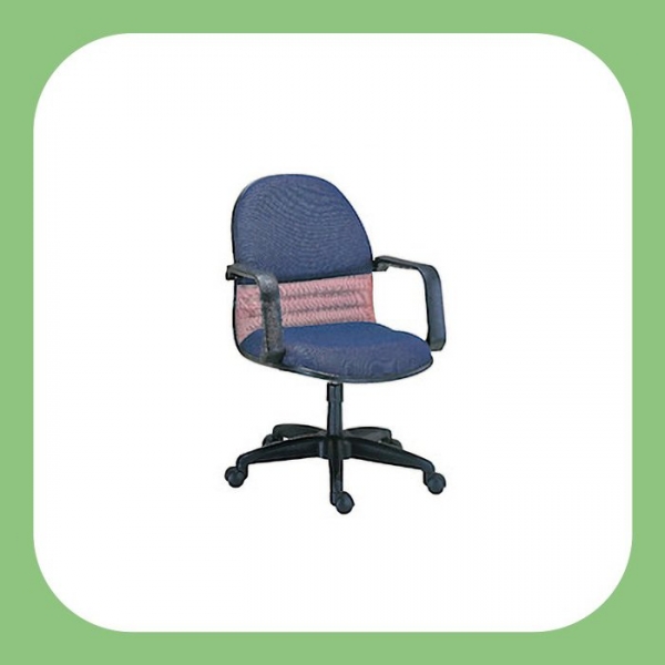 工廠出清雙色布質有扶手電腦椅 辦公椅 會議椅 職員椅