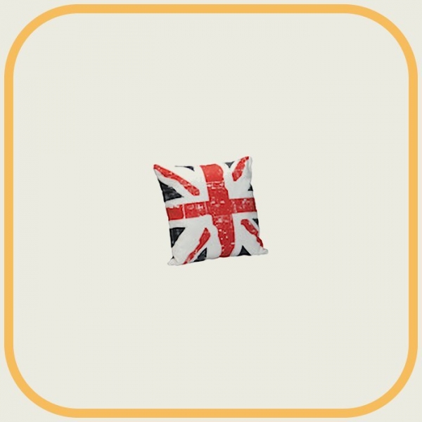 新品出清英式國旗40公分方型小抱枕 沙發抱枕 靠頭枕