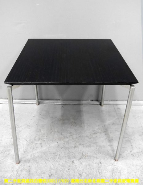 二手茶几 黑色 50公分 方形 客廳桌 邊桌 置物桌 矮桌 沙發側桌
