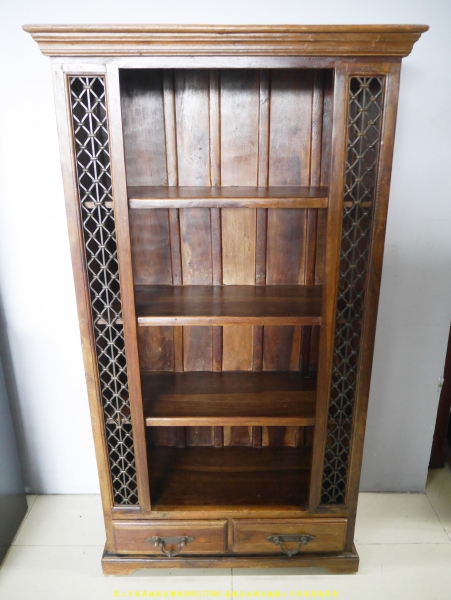 二手書櫃中古書櫥復古風實木3尺開放式書櫃 書架 置物櫃 邊櫃 收納櫃