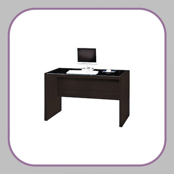 新品出清胡桃色120公分強化玻璃書桌 電腦桌 工作桌 閱讀桌 寫字桌 置物桌